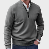 Malik | Eleganter Pullover mit Reißverschluss für Herren