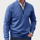 Malik | Eleganter Pullover mit Reißverschluss für Herren