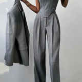Irene | Dreiteiliges Set mit Doppelreiher-Blazer