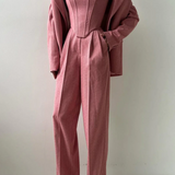 Irene | Dreiteiliges Set mit Doppelreiher-Blazer