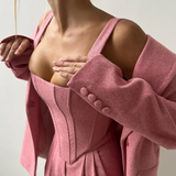Irene | Dreiteiliges Set mit Doppelreiher-Blazer
