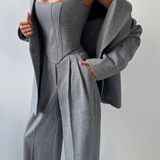 Irene | Dreiteiliges Set mit Doppelreiher-Blazer