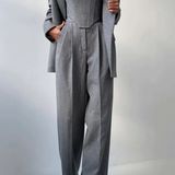 Irene | Dreiteiliges Set mit Doppelreiher-Blazer