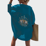 Selena | Bestickte Bluse mit funkelnden Akzenten