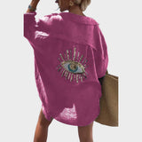 Selena | Bestickte Bluse mit funkelnden Akzenten