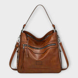 Klassische Retro Schultertasche Olivia