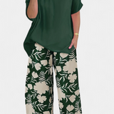 Elena | Zweiteiliges Blumen-Set mit entspannter Note