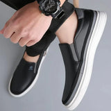 Davide — Elegante Leder-Mokassins