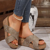 Oakley – Bequeme Boho Wedge Sandalen