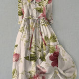 VIVIANA | MIDIKLEID MIT BLUMENMUSTER