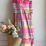 CORI | FLUIDES GEDRUCKTES KLEID